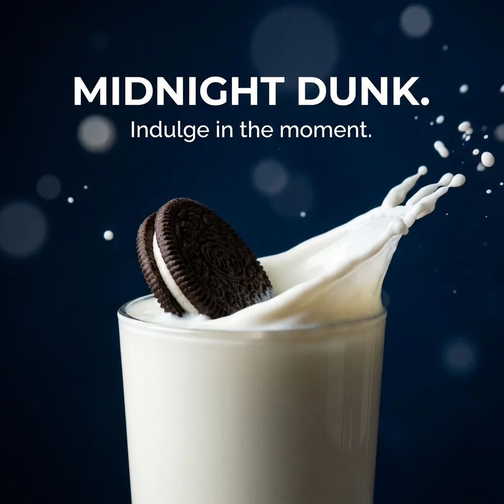 Oreo — concept ad de portafolio, 1:1